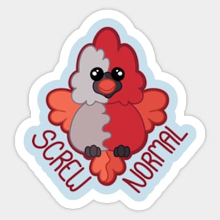 Cardinal (Screw Normal) Sticker